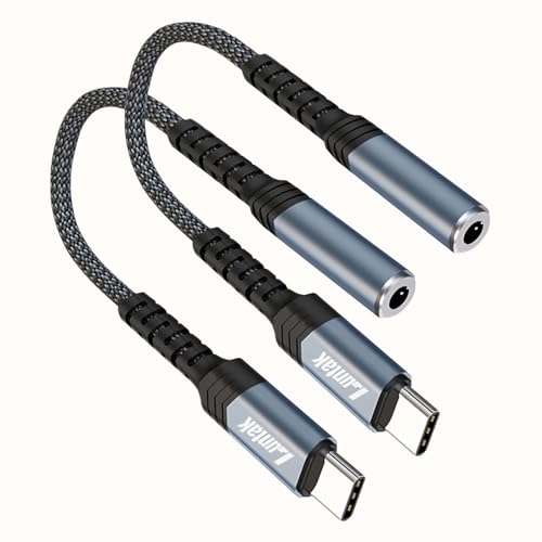 USB C to 3.5mm Audio Adapter,Type C to Aux Dongle Adaptor USB C to Headphone Jack Adapter for iPhone 16/15/Plus/Pro/Pro Max,Samsung Galaxy S25/S24/S23/S22/S21/note10/20 Ultra,iPad Pro,Mini,MacBook