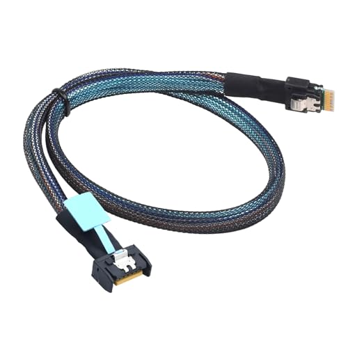 Cable MCIO 38P a SFF-8654 soluciona espacio en discos duros PCIe internos 0.5m 2
