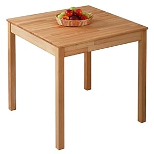 Krok Wood Esstisch Tomas aus Massivholz in Buche (75 x 75 x 75 cm)