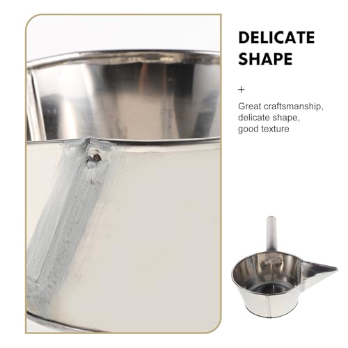 Louche inox 1l avec bec outil céramique et routines artisanales en milieu scolaire