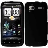 Black Snap-On Protector Hard Cover Case for HTC Sensation 4G (T-Mobile)