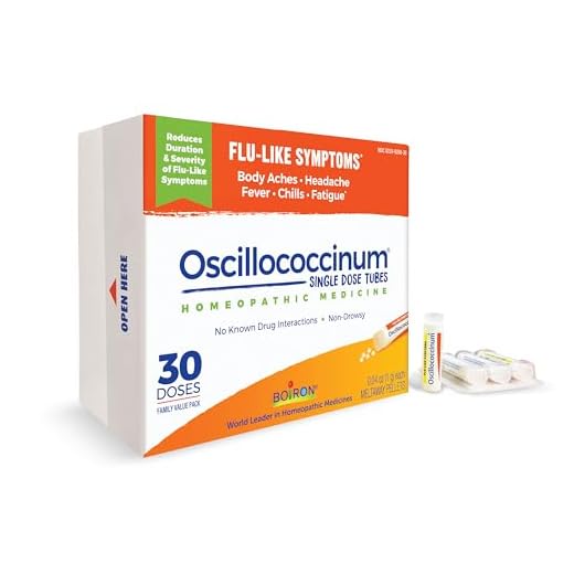Boiron Oscillococcinum for Relief from Flu-Like Symptoms of Body Aches, Headache, Fever, Chills, and Fatigue - 30 Doses