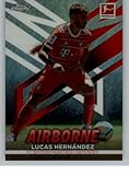 2022-23 Topps Chrome Bundesliga Airborne Refractor #AB-LH Lucas Hernandez FC Bayern Munchen Official German Soccer League Card in Raw (NM or Better) Condition