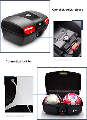 Boite de queue de moto NOBRIM securisee avec dossier confortable - 8