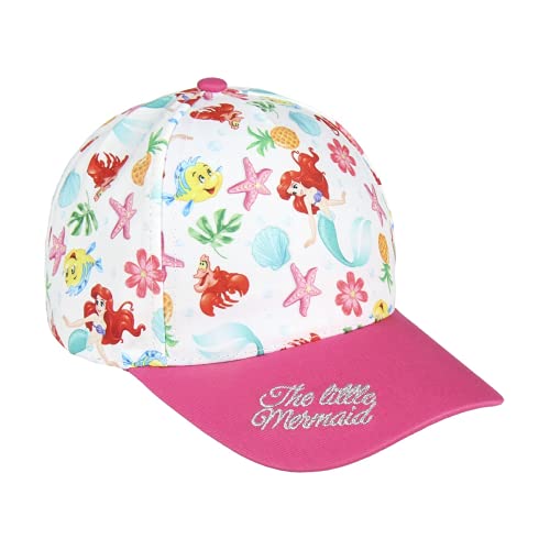 Cerdá Gorra Premium Princess LA Sirenita Gorra, Niños, Multicolor (Multicolor 001), 3...