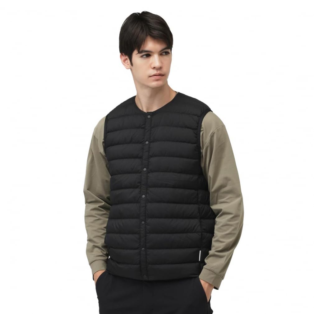 [ティゴラ] ダウンジャケット ライトダウンベスト スポーツウェア メンズ M メンズ ブラック