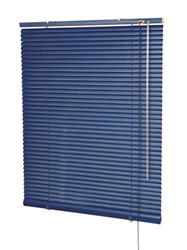 HUGG Alu-Jalousie (AL.7) Wand- und Deckenmontage, opt. Klemmhalter, Farbe marine, (BxH) 140 x 170 cm