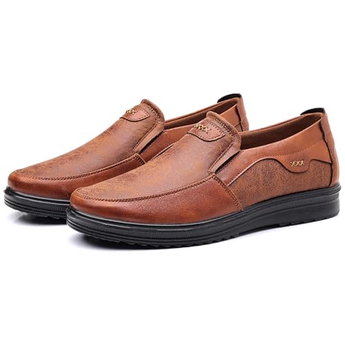 COSIDRAM Mens Loafers Casual Shoes Slip on Comfort Soft Breathable Daily Flats Non Slip Driving Shoes4