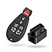 SKS OBD Keyless Entry Remote Compatible for Chrysler Town and Country Dodge Grand Caravan 2008 2009 2010 2011 2012 2013 2014 2015 2016 2017 2018 Car Keyless Entry Remote Control M3N5WY783X IYZ-C01C