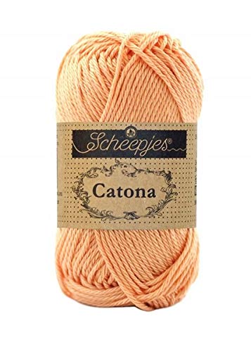Scheepjes - Scheepjes Catona 414 Vintage Peach Yarn - 1x25g