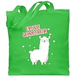 fuselage big lama esky Baumwolltaschen sind der letzte Schrei: Die Stofftasche mit langen Henkeln ist mit 42 x 38 cm eine große Tasche mit viel Platz zum Einkaufen – Witzige Motive runden die Jutetasche aus 100% Baumwolle ab