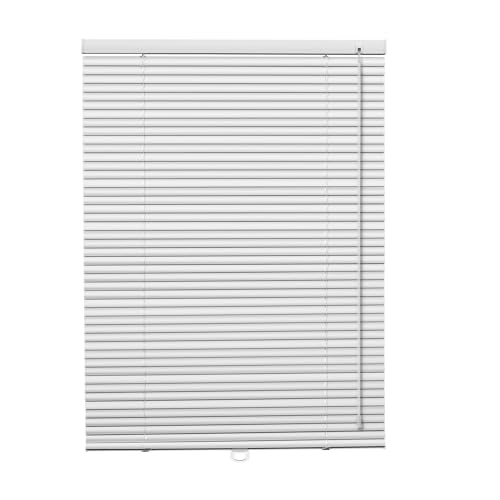 Senxien Cordless Window Blinds 1 Inch Aluminum Mini Blinds For Windows Custom Cut To Size Horizontal Venetian Blinds & Shades For Home Office.Easy To Install,White thumb #1