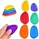 9 Stück Fidget Toys Sensory Stones,Fidget Toys Stressabbau Spielzeug Sensorische Stone, Emotional Beruhigendes Spielzeug, Sensory Stones ,Stressberuhigendes Für Kinder Erwachsene