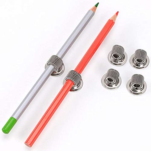 NUOBESTY Porta-Clipe de Caneta 12Pcs Porta-Lápis Autoadesivo Com Alça de Mola Ajustável Colada No Qu