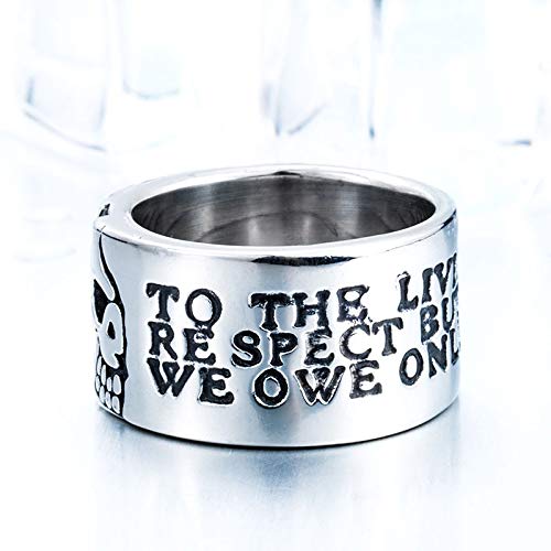 Image of Genuine Stainless Steel Ring Jewelry for Men Fashion Punk Biker Skull Rings