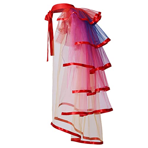 Surjupe en tulle steampunk noire Graceart pour donner du volume à une robe victorienne