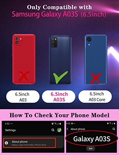 Goocrux For Samsung Galaxy A03S Case Skeleton For Women Girls Cute Skull Pink Girly Phone Cover Gothic Design Aesthetic With Slide Camera Cover Funny Cool Cases For Galaxy A03S 5G 6.5'' #TOP1