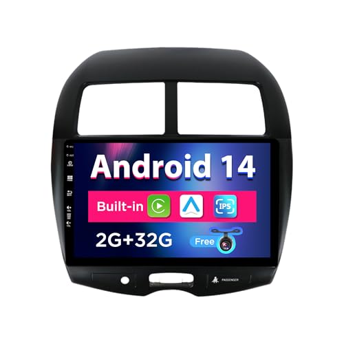 SXAUTO Android 14 IPS Autoradio für Mitsubishi ASX (2010-2019) - Eingebaut