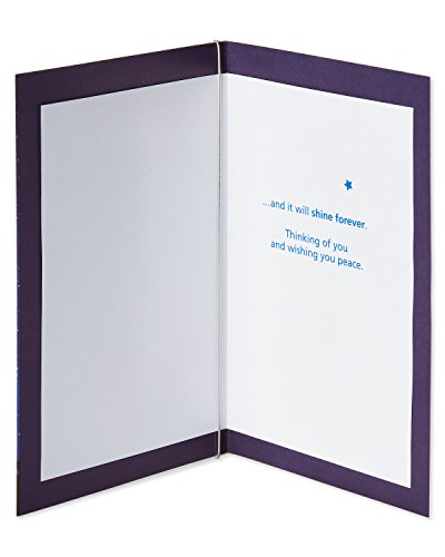 American Greetings Sympathy Card (New Star, Shine Forever) #TOP1