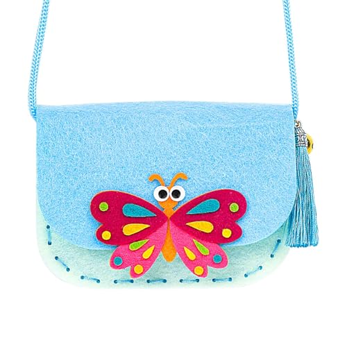 Generic - Kit de broderie pour débutants - Kit de pour adolescents - Projets colorés avec des formes 3D mignonnes - Activités pratiques éducatives - Plaisir textile créatif pour les apprenants précoces