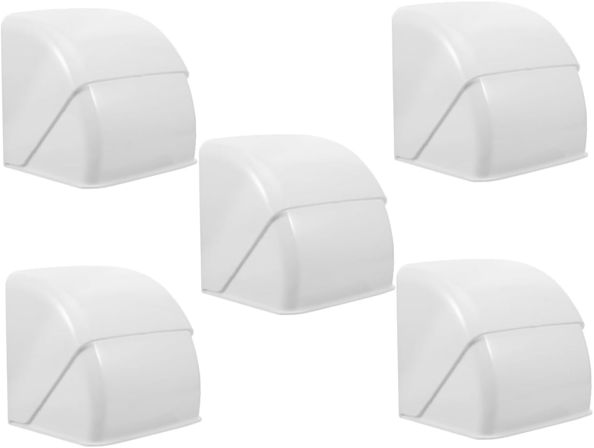 5pcs Wall Outlet Cover Outdoor Receptacle Protector Easy Install Cover for Bathroom and Garden Weatherproof Socket Guard Versatile Design for Electric Outlets