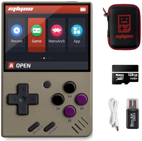 Consola de Videojuegos Portátil Miyo Mini V4, Video Retro con Pan...