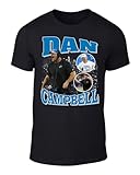 DeeTeeGee Black Dan Campbell Bootleg Style T-Shirt Adult, XX-Large