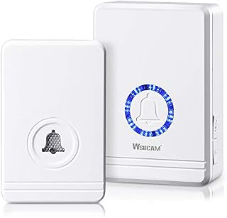 Wsdcam Wireless Doorbell for Home Classroom Office Business, 1300ft Long Range, Adjustable Volume