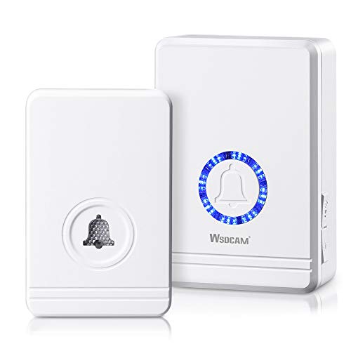 Wsdcam Wireless Doorbell for Home Classroom Office Business, 1300ft Long Range, Adjustable Volume