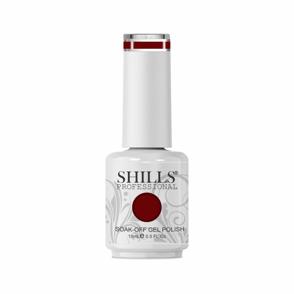 SHILLS PROFESSIONAL Uv Led Soak Off Gel Finish Polish Red 15 Ml, 116