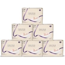 Baby Diapers, DRYPER Disposable Diaper Newborn Size 1 Diapers 6-11 lbs, 3D Leak Guards & Wetness Indicator, Ultra-Soft & Thin, Fast Water Absorption Nappies, 180 Count