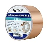 MWRF Source (2 inches x 33 ft) Copper Foil Tape with Conductive Adhesive; EMI Shielding; Stained Gla