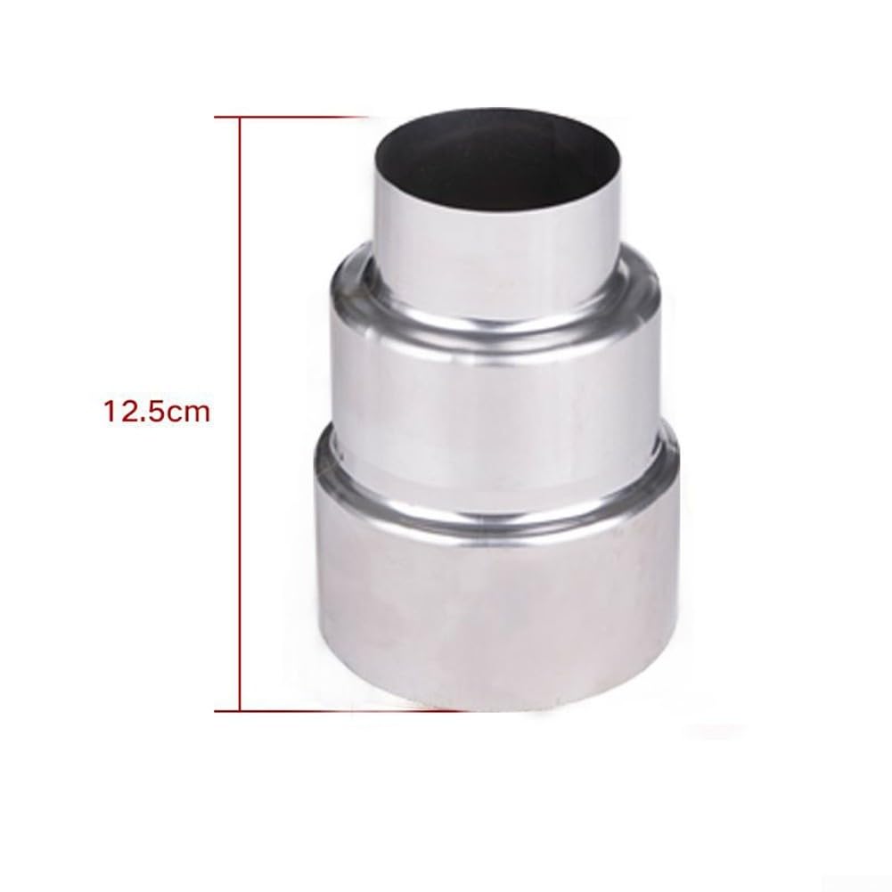 Réducteur de conduit acier inoxydable 80 mm à 70 mm, 60 mm à 80 mm, 100 mm à 90 mm pour raccords de cheminée poêle