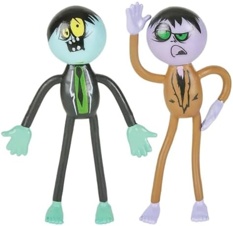 Rhode Island Novelty 3.5 Inch Bendable Zombies, One Dozen Per Order image 5