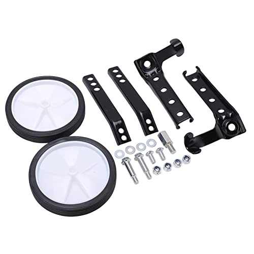 Ruedas de entrenamiento ajustables para bicicleta de niños de 18 a 24 pulgadas en color negro 5