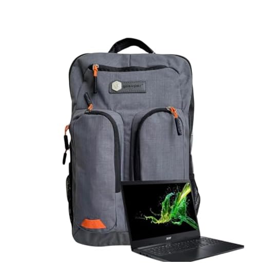 Mochila Executiva para Notebook de 15,6 Polegadas, Processador Intel Core i7, 16GB de RAM, SSD de 500GB e 2 Portas USB 3.0