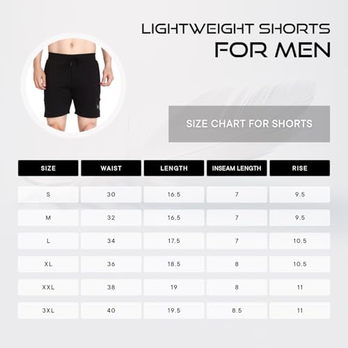 Image of Men's Shorts for Gym, Stretchable Running Shorts, Quick Dry Athletic Shorts, Lightweight Sports Shorts for Men for Workouts, Yoga
