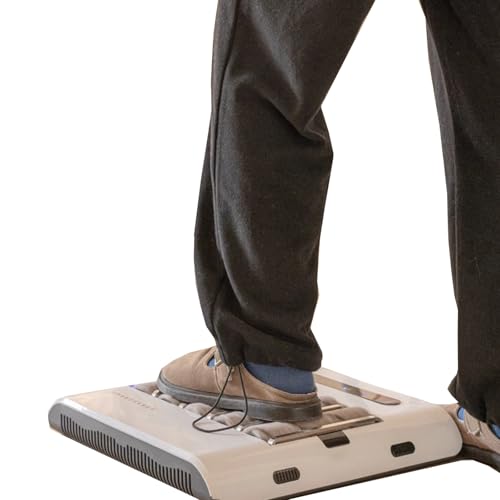 Machine de Nettoyage de Semelles, Brosse à Chaussures Rechargeable 260 TR/Min, cireuse à Chaussures à Induction Automatique, Nettoyage Rapide par Aspiration en 5 Secondes, for la Maison et Le Bureau