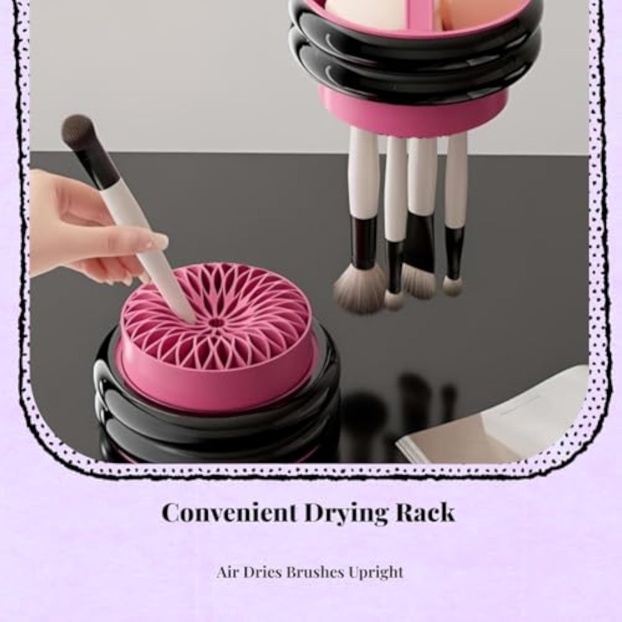 Makeup Brush Organizer, Dustproof Storage Box