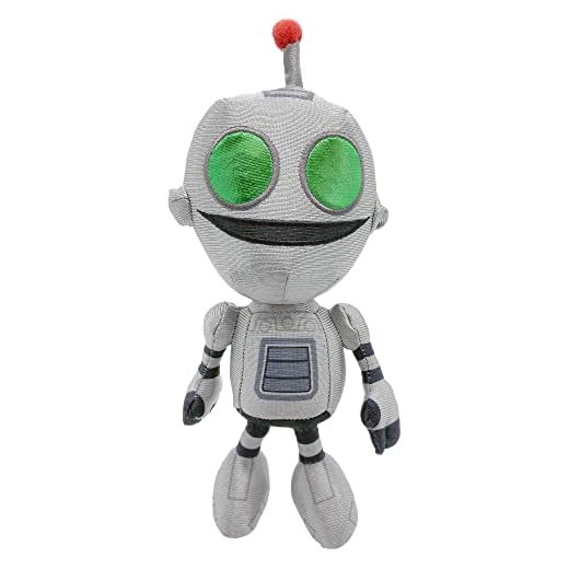 JINX Official Clank of Ratchet & Clank: Rift Apart, Collectible Plush, Excellent Plushie Toy for Toddlers & Preschool, Super Cute