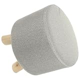 LABRIMP Kleiner Holz hocker mit Stoffbezug Stabiler und Vielseitiger Sitzhocker für Zuhause Höhe Leichter Fußhocker als Sitz Schuhwechselhilfe im Wohnzimmer und Schlafzimmer