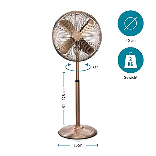 Tristar VE- 5971 Standventilator- 16 Zoll- Metall- Kupferoptik-3