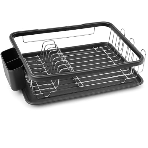 17470 scolapiatti Cromato e Nero