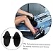 Toddmomy Rowing Machine Foot Pedals Plastic Rowing Foot Plate for Fitness Exercise Equipment Accessory