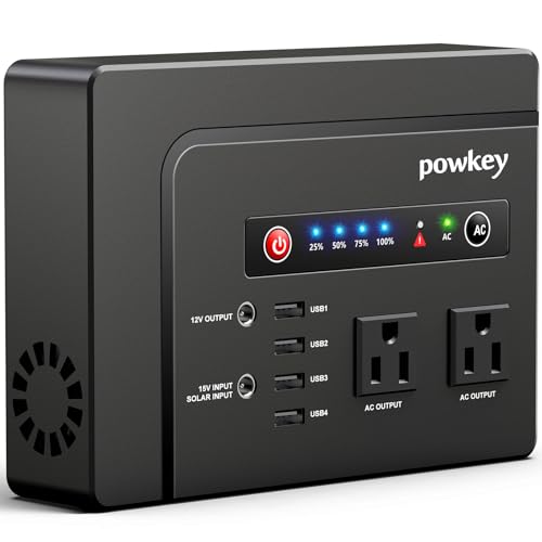 powkey Portable Power Station 200W, 146Wh Portable...