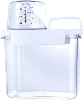 Laundry Detergent Dispenser,Fabric Softener Dispenser Soap Container Bottles,Plastic Containers for Laundry Soap and Fabric Softener(S)