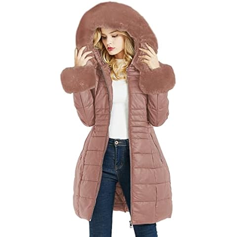 Doudoune Geschallino en Cuir Femme Cover