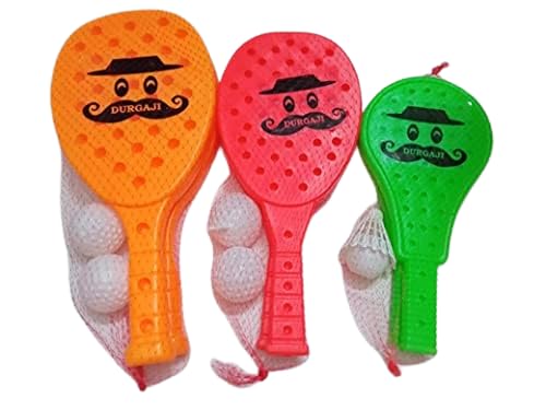 Vidhyapati Badminton Racket Set for Kids - Combo (RED, Orange, Green) | Three Different Sizes | Indoor & Outdoor Games | Perfect for Kids | Age 2+ (B0957V7LVB) Amazon Price History, Amazon Price Tracker