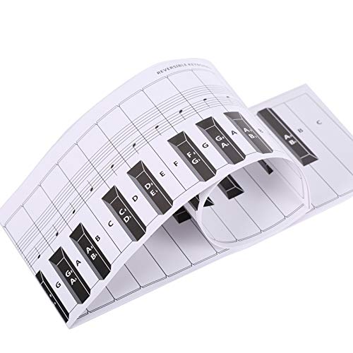 Saras Debbie 88-Key Piano Keyboard Practice Paper Comparison Table Standard 1�F1 Portable Piano Fingering Practice Comparison Cha