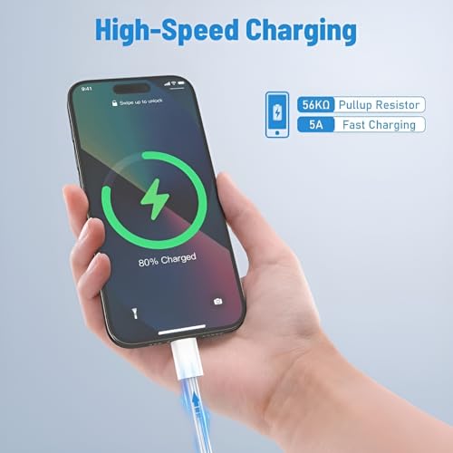 Image of 20W Type C PD Adapter with Braided Type C to C Data Cable Compatible with iPhone 17 /17 Air /17e /17 /16 /15 /Pro /Max /Plus /ProMax, USB C Charger 20watt |BIS Certified, 6 Months Warranty White